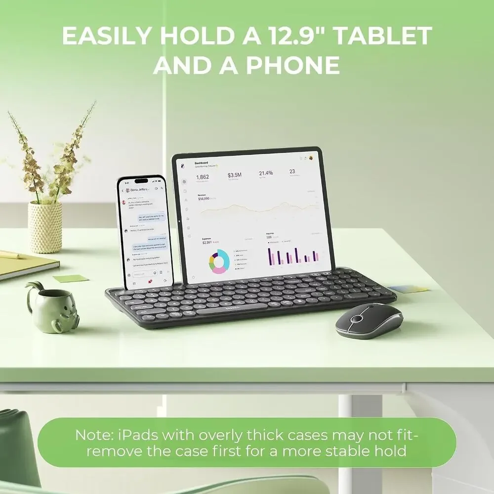 Seenda Bluetooth Keyboard And Mouse For IPad, CTU-301 Wireless Multi-Black